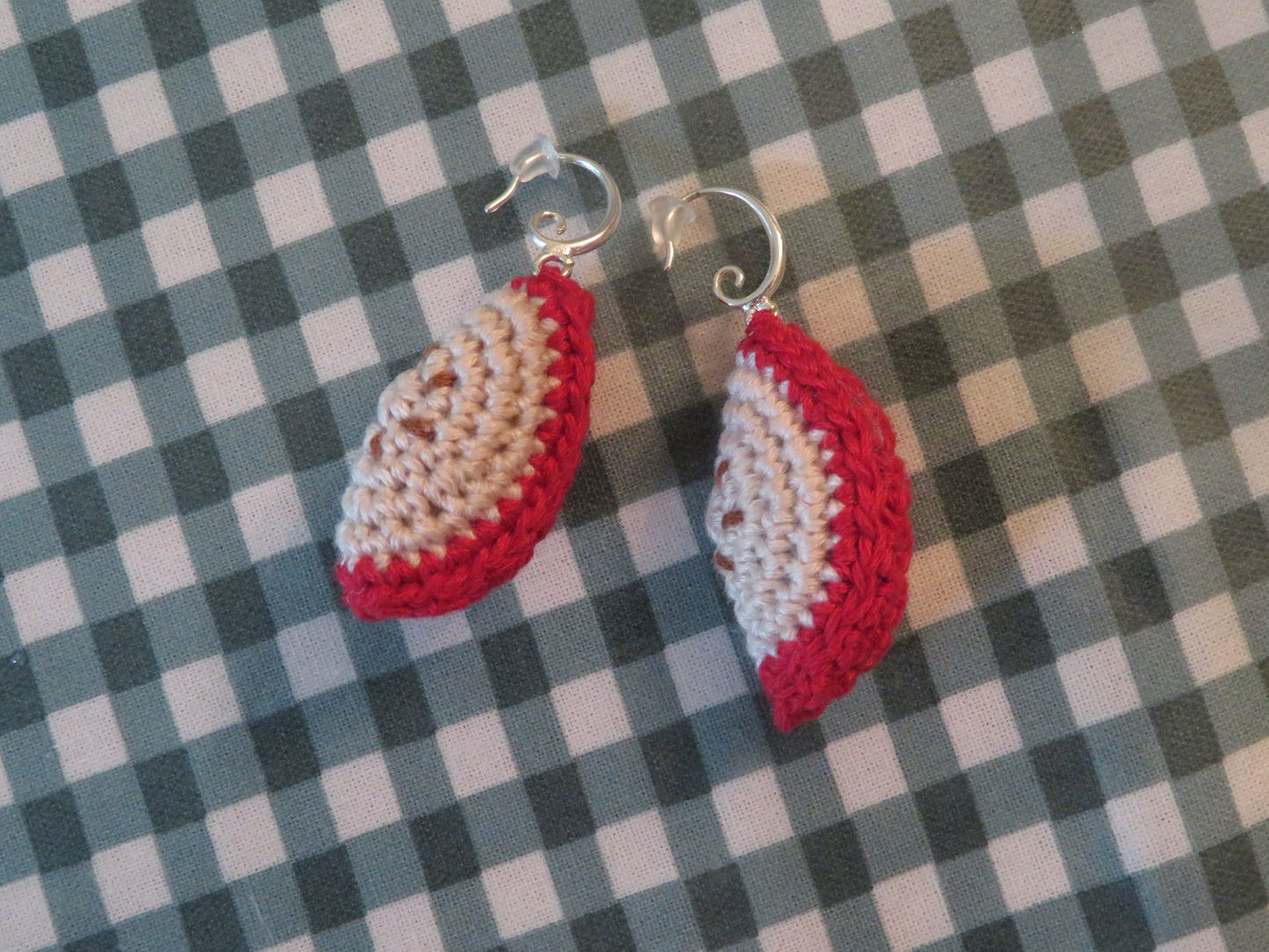 Apple Slice Earrings