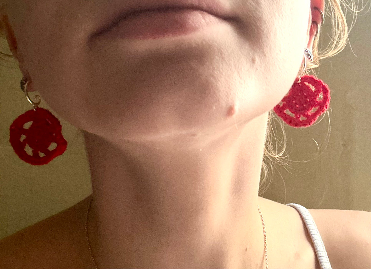 Tomato Earrings