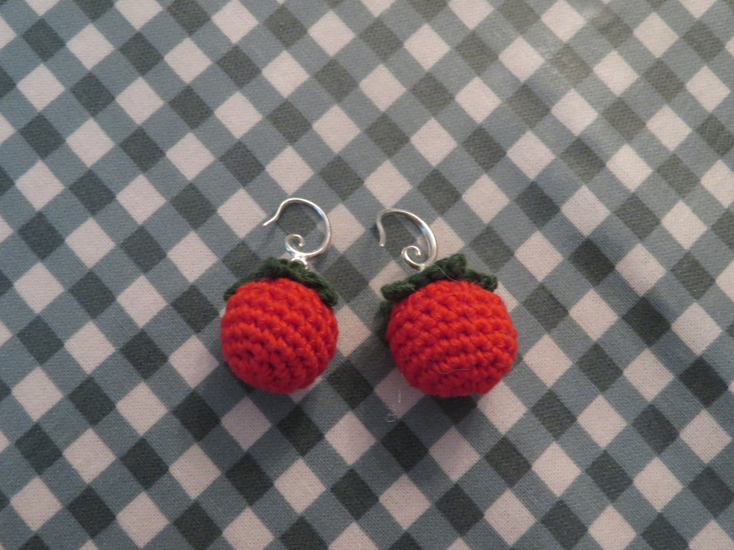 Tomato Earrings