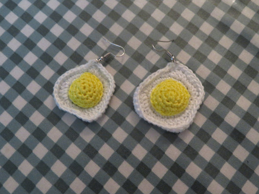 Fried Egg Earrings