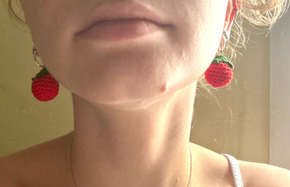 Tomato Earrings